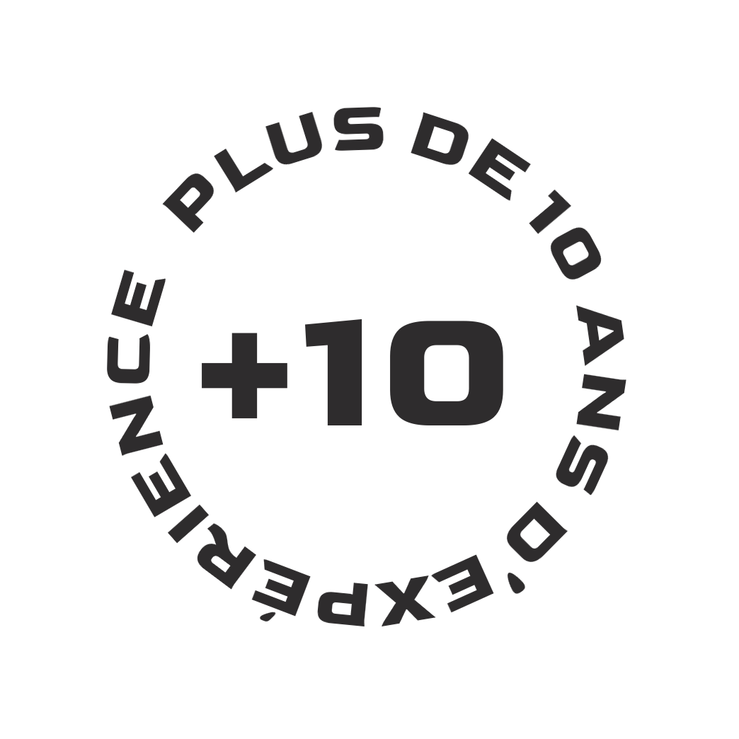 Plus de 10 ans d'expérience