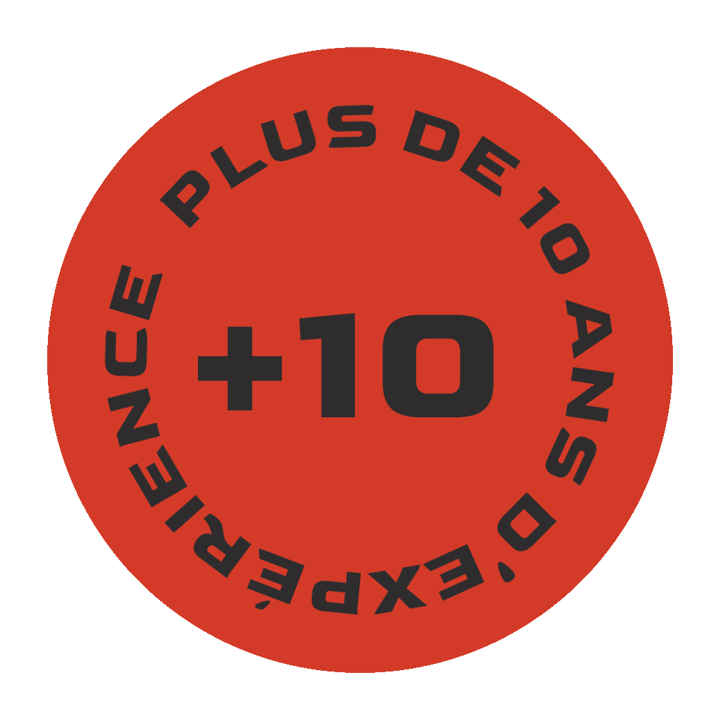 Plus de 10 ans d'expérience