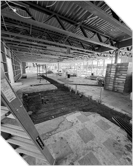 Chantier commercial de CTI Électrique